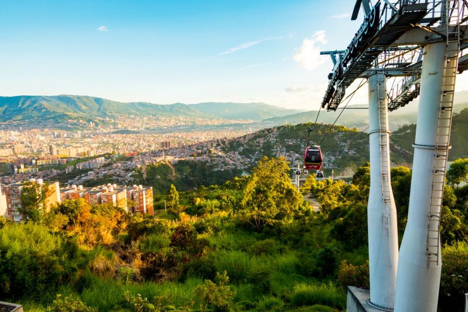 Medellín is dubbed the ‘City of Eternal Spring’ (Getty Images)