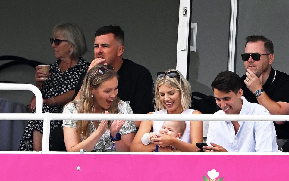 King pictured with their daughter on the Oval Balcony (Getty Images)