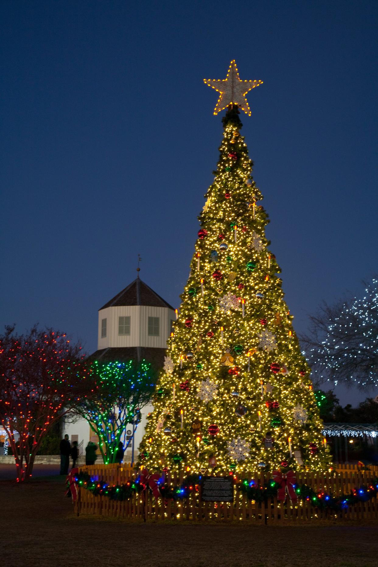 Christmas in Fredericksburg includes ice skating, shopping and a 30-foot-tall tree.