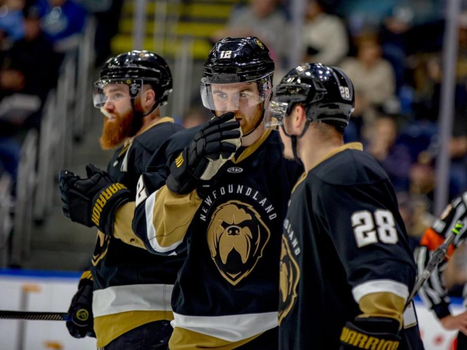 The Newfoundland Growlers membership in the ECHL has been terminated. The team will not finish the 2023-2024 season. (Newfoundland Growlers/Twitter - image credit)
