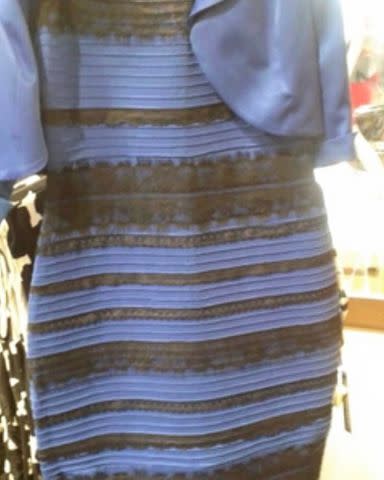 <p>Martha Stewart /Instagram</p> Stewart gave her thoughts on the 'blue-and-gold' viral dress at the weekend