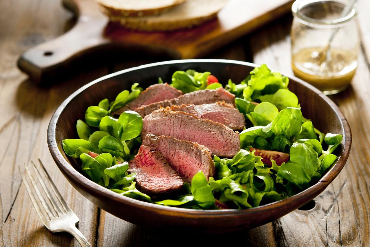 Flap Steak Salad