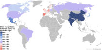 Mapa de <a href=" http://www.washingtonpost.com/blogs/worldviews/files/2013/04/trust-in-banks.jpg " rel="nofollow noopener" target="_blank" data-ylk="slk:The Washington Post;elm:context_link;itc:0;sec:content-canvas" class="link ">The Washington Post</a> que refleja la confianza de los ciudadanos de diversos países en sus instituciones, basado en el estudio de la firma de relaciones públicas Edelman.