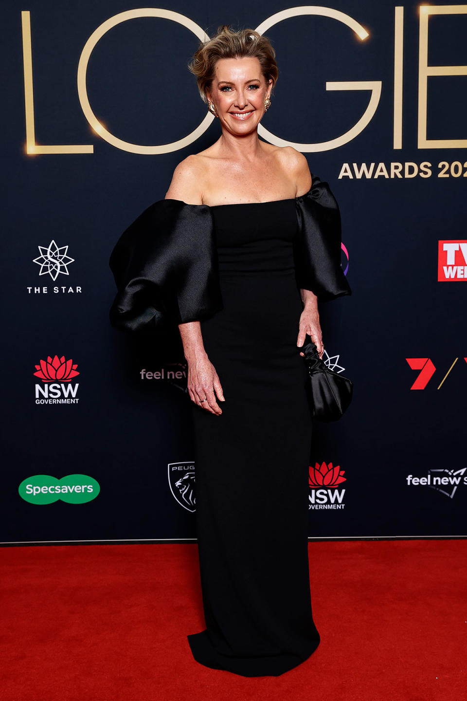 Deborah Knight on the Logies red carpet