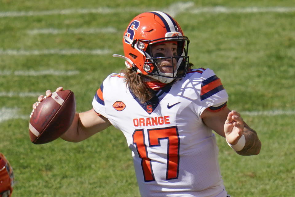 Syracuse quarterback Rex Culpepper