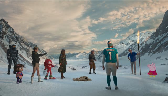 <p>Courtesy of Paramount+</p> Paramount+'s Super Bowl LVIII commerical