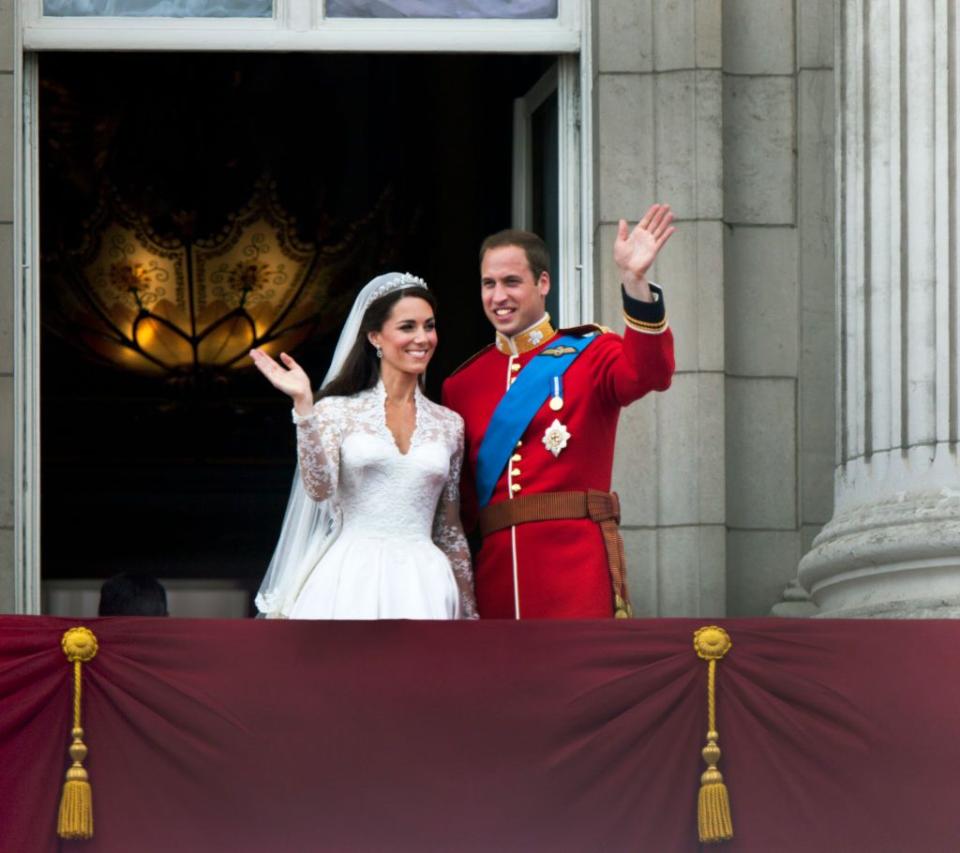 2011: Kate Middleton and Prince William