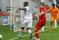 Jul 21, 2018; Chicago, IL, USA; Toronto FC forward Jozy Altidore (17) reacts against the Chicago Fire during the second half at Bridgeview Stadium. Mandatory Credit: Mike DiNovo-USA TODAY Sports