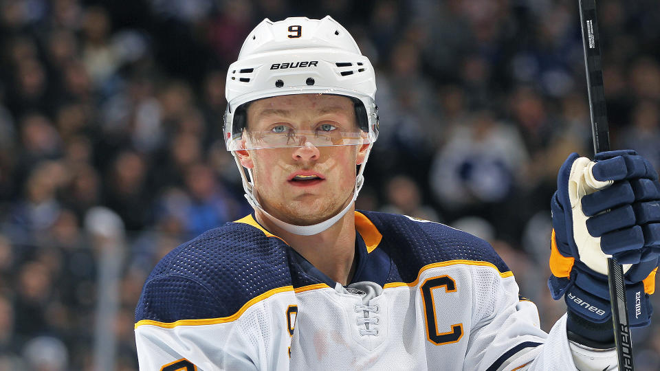 Don't expect the Jack Eichel trade to move the needle much in fantasy hockey. (Photo by Claus Andersen/Getty Images)