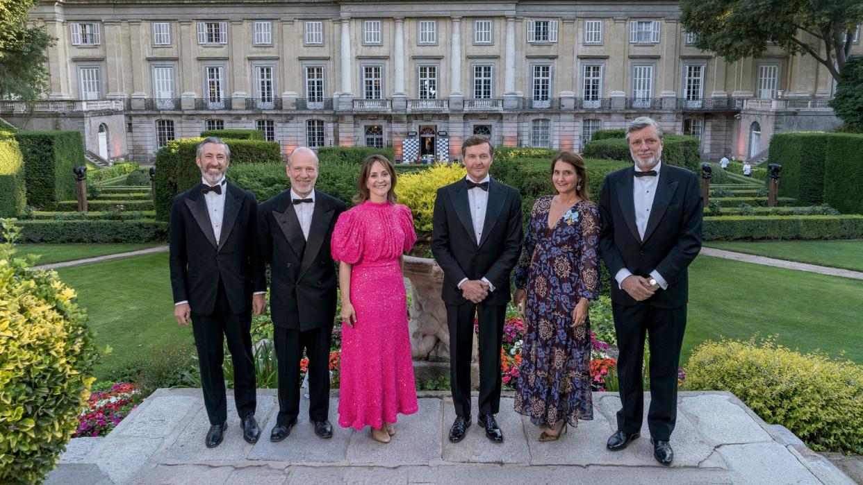 El Duque de Calabria en la cena de la Orden Constantiniana