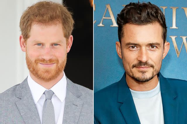 Chris Jackson/Getty; Dave Benett/WireImage Prince Harry; Orlando Bloom.