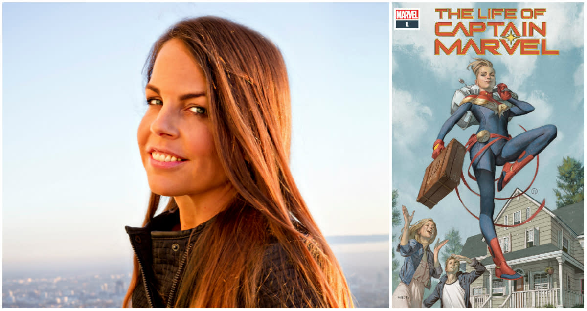 Best-selling novelist Margaret Stohl has been tasked with revamping one of Marvel Comics’ most powerful characters: Carol Danvers a.k.a. Captain Marvel. PHOTO: Margaret Stohl/Marvel Comics