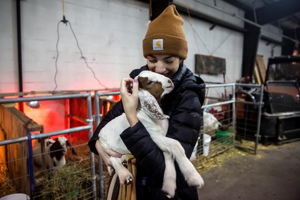 I love my job because every day is different, and sometimes I get to hug goats.