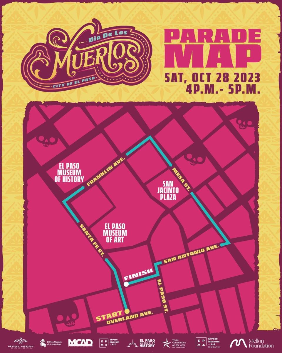 Here is the Dia de los Muertos Parade route for 2023.