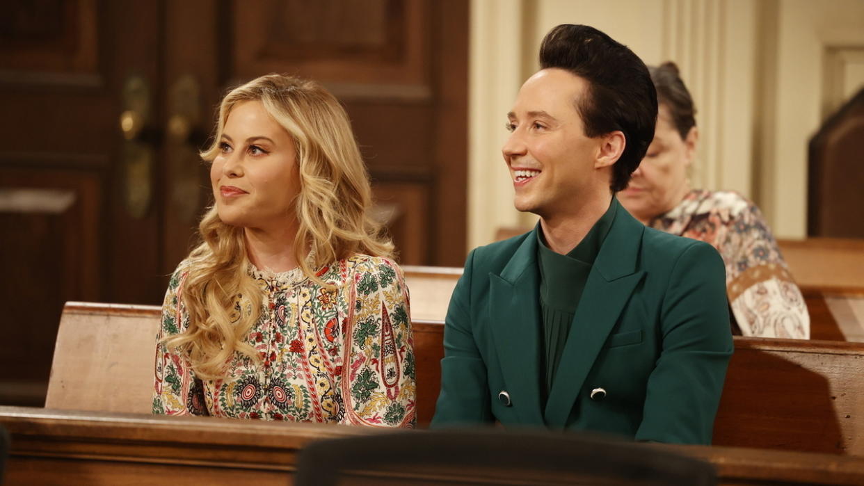  Tara Lipinski and Johnny Weir in Night Court as guest stars 