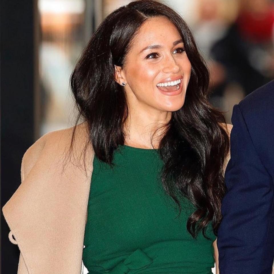 Meghan Markle’s in the Hera earrings on October 15, 2019. (Credit: Getty)