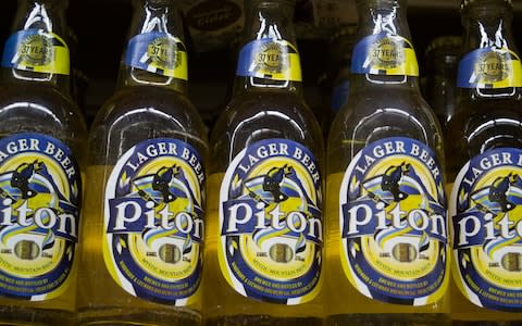 St Lucia's Piton beer - Credit: Getty