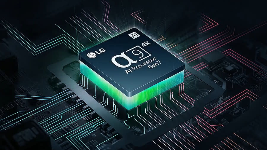 The LG Alpha a9 AI Processor Gen 7