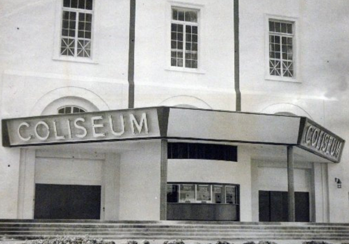 The multi-purpose Coliseum in Coral Gables, which at one time had a bowling alley.