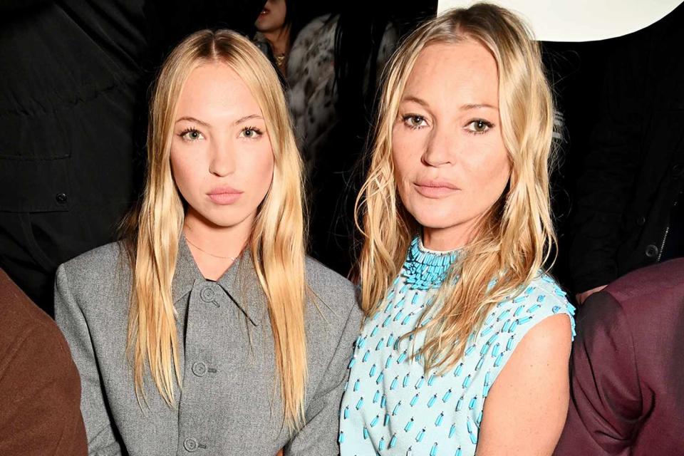 Kate Moss, 50, and Daughter Lila, 21, Look Like Sisters Front Row at ...