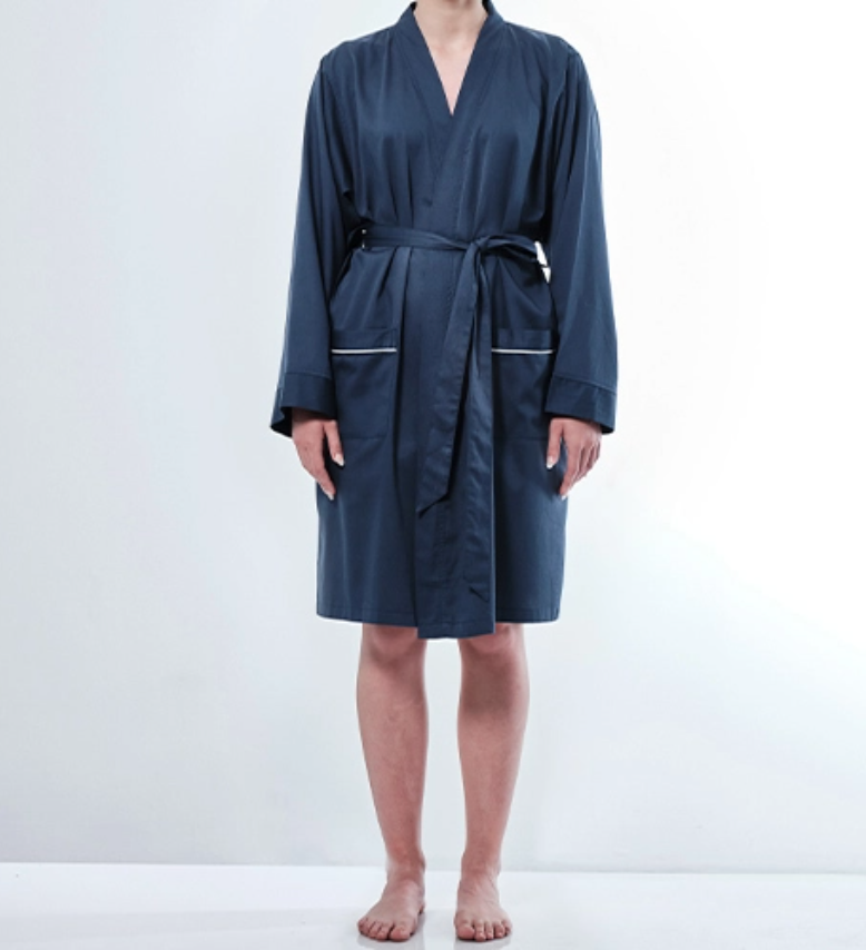bamboo cotton dressing gown