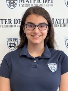 Mater Dei Prep student Emma DeBiase