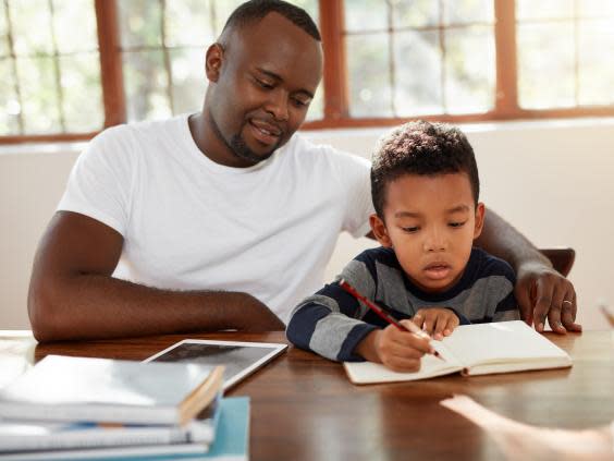 A new study found parents are struggling to help children with homework (Getty)