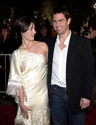 Penelope Cruz and Tom Cruise at the Hollywood premiere of Vanilla Sky