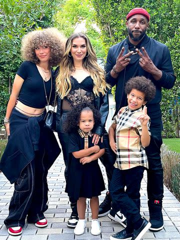 <p>Allison Holker/Instagram</p> Allison Holker with her late husband Stephen 'tWitch' Boss and their kids Weslie, Maddox and Zaia.