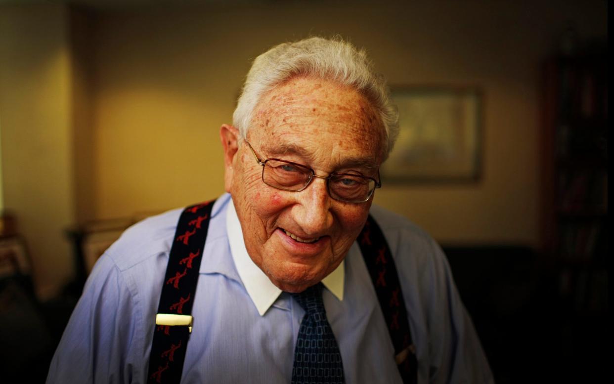 Mr Kissinger, pictured in 2011, served under two US presidents