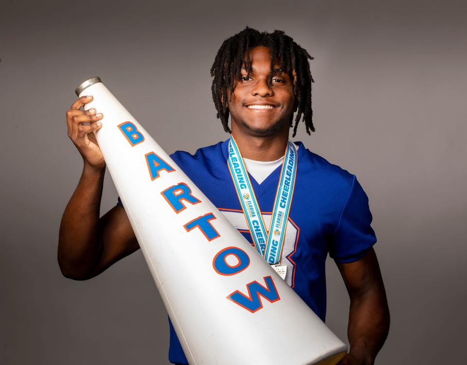 All County Cheerleading - Bartow High School - Zarian Seay in Lakeland Fl. Thursday March 22, 2024.
Ernst Peters/The Ledger