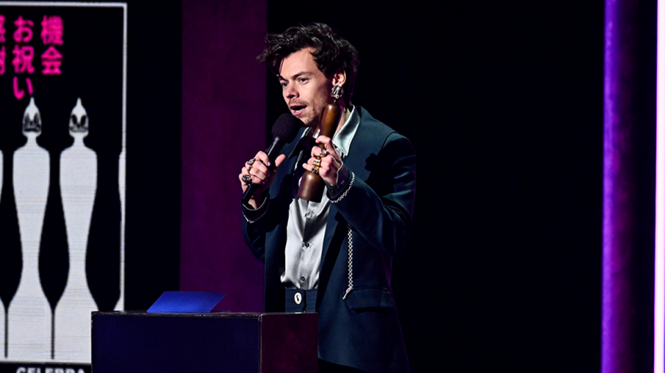 Harry Styles wins Artist of the Year at 2023 Brit Awards (Getty)