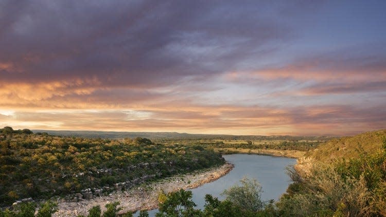 The Colorado River was impounded in 1951 by the Marble Falls Dam, later renamed Max Starcke Dam after the longtime director of the Lower Colorado River Authority.