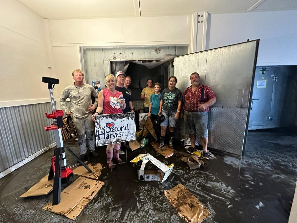 Second Harvest of the Big Bend and one of its partners, Sower of the Seed, work in the recovery efforts in Steinhatchee.