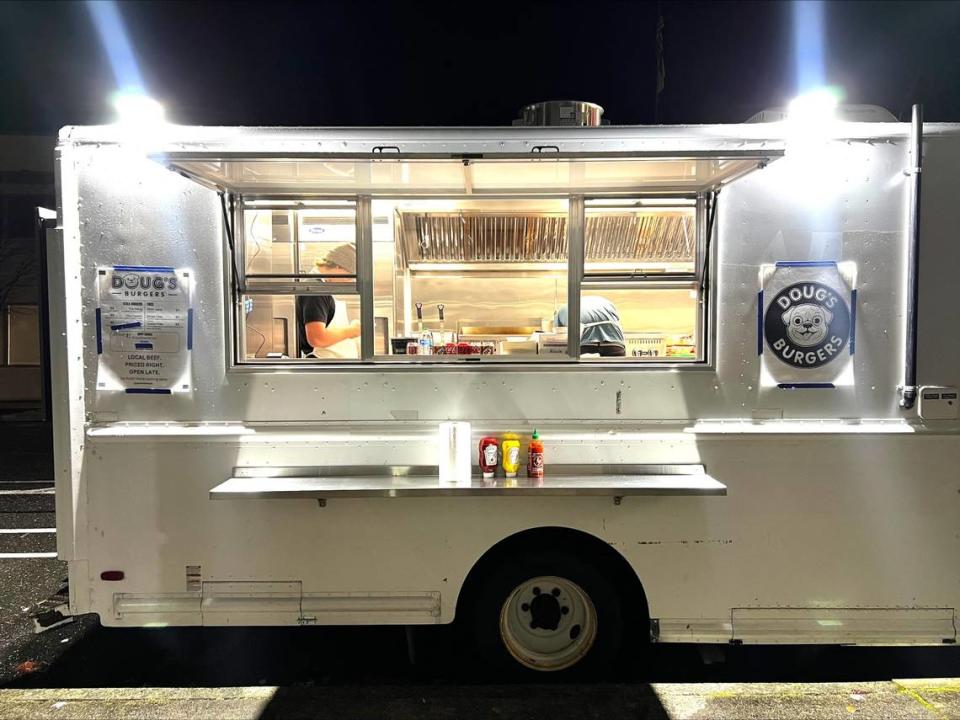 Bellingham’s newest food truck, Doug’s Burgers at 1301 N State St. in Bellingham, Wash.