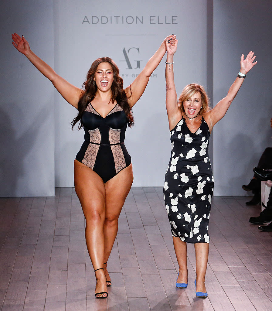 A look at Ashley Graham's gorgeous lingerie line at NYFW -  HelloGigglesHelloGiggles