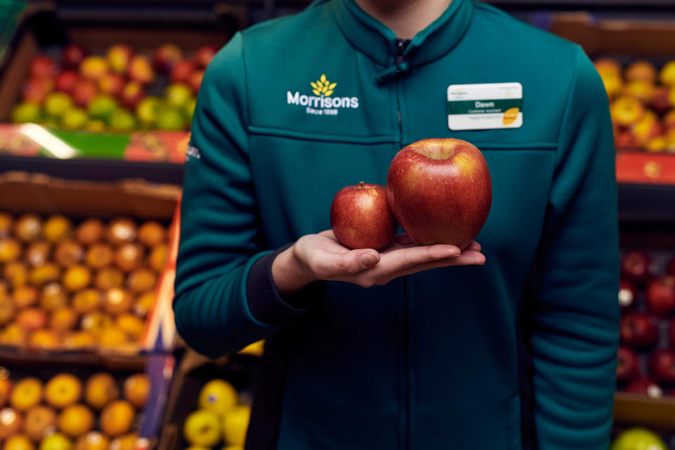 The apples were grown for Morrisons (Picture: PA)