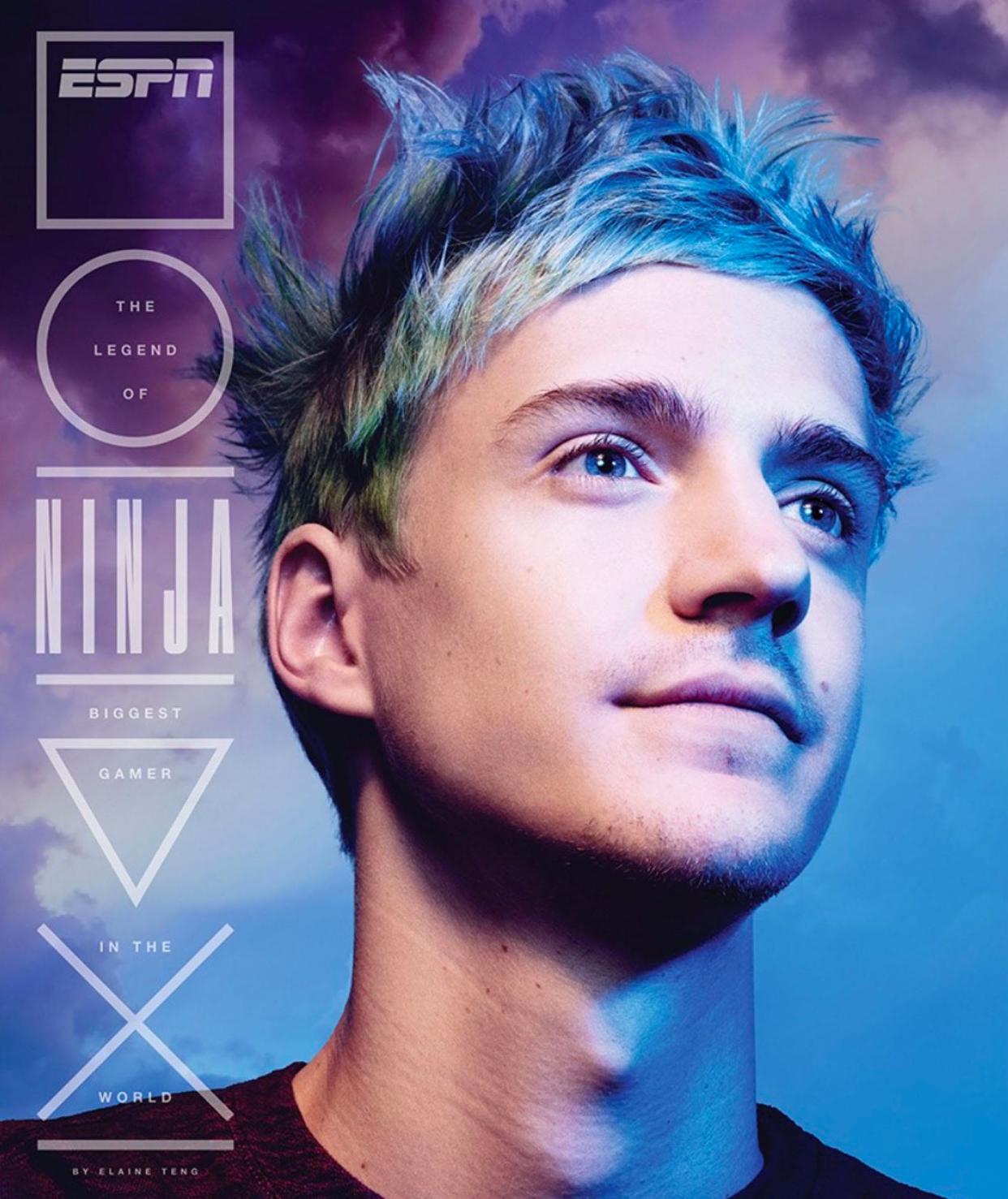 Twitch streamer and professional gamer Tyler "Ninja" Blevins is on the cover of the Oct. 1, 2018 issue of ESPN The Magazine.