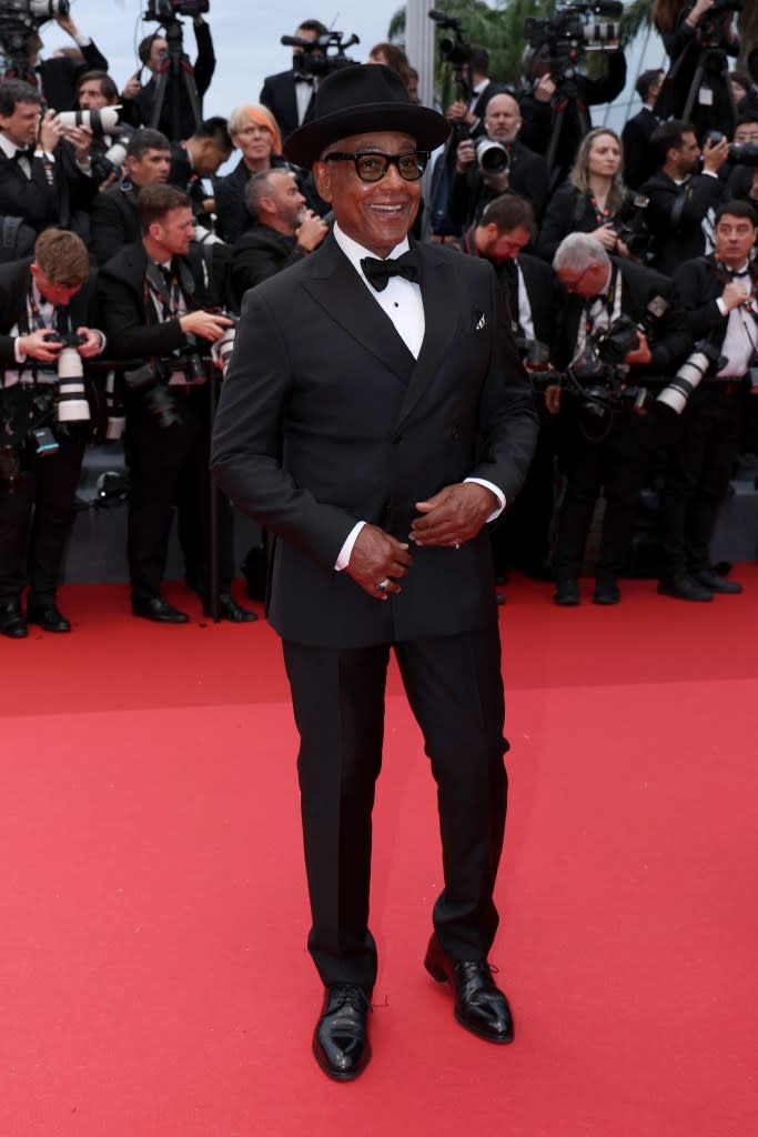 CANNES, FRANCE - MAY 14: Giancarlo Esposito attends "Le Deuxième Acte" ("The Second Act") Screening & opening ceremony red carpet at the 77th annual Cannes Film Festival at Palais des Festivals on May 14, 2024 in Cannes, France.