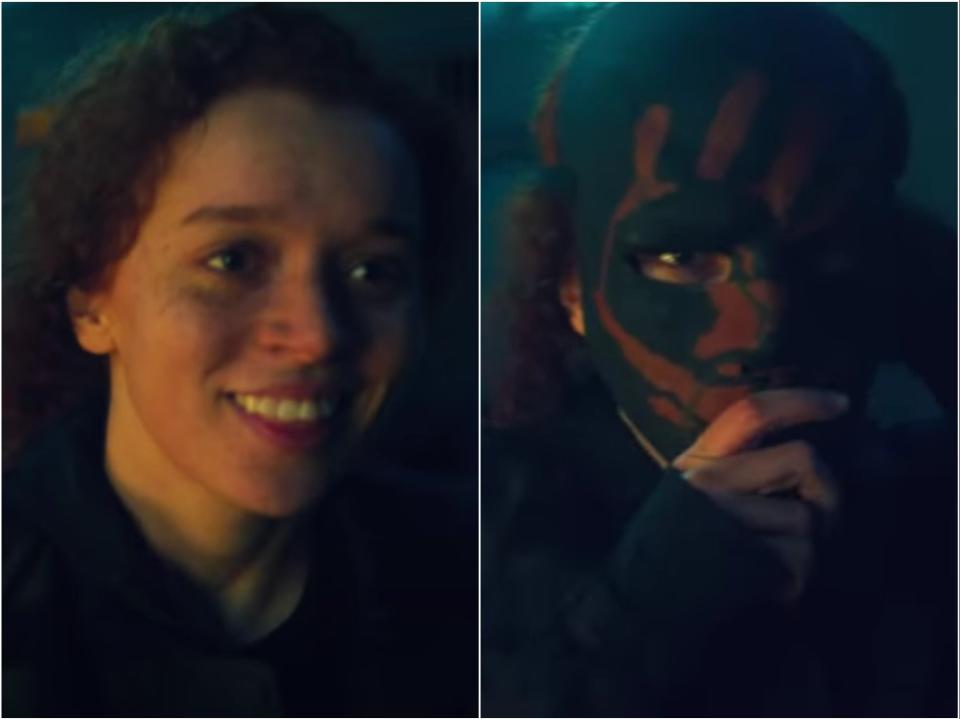 Erin Kellyman in the Super Bowl TV spot for The Falcon and the Winter Soldier (Marvel Studios)