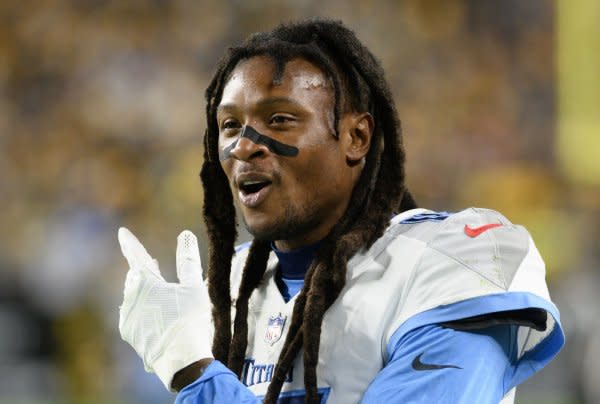 Wide receiver DeAndre Hopkins and the Tennessee Titans will host the Houston Texans on Sunday in Nashville. File Photo by Archie Carpenter/UPI