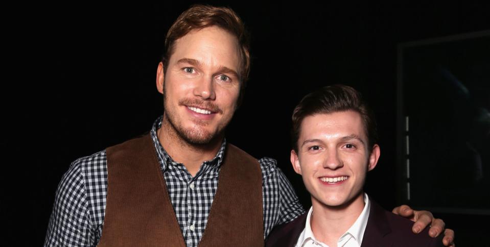 Chris Pratt and Tom Holland (Credit: Getty)