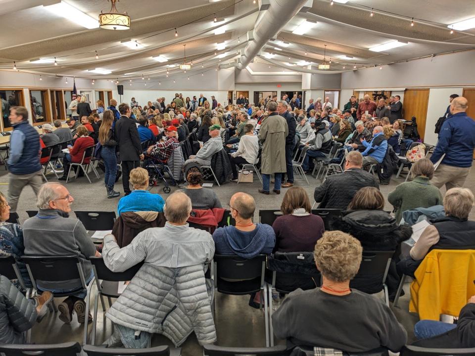 Nearly 300 people attended the second go-round of the Ottawa County GOP's convention Monday, Jan. 16, at the Holland Fish and Game Club in Zeeland.