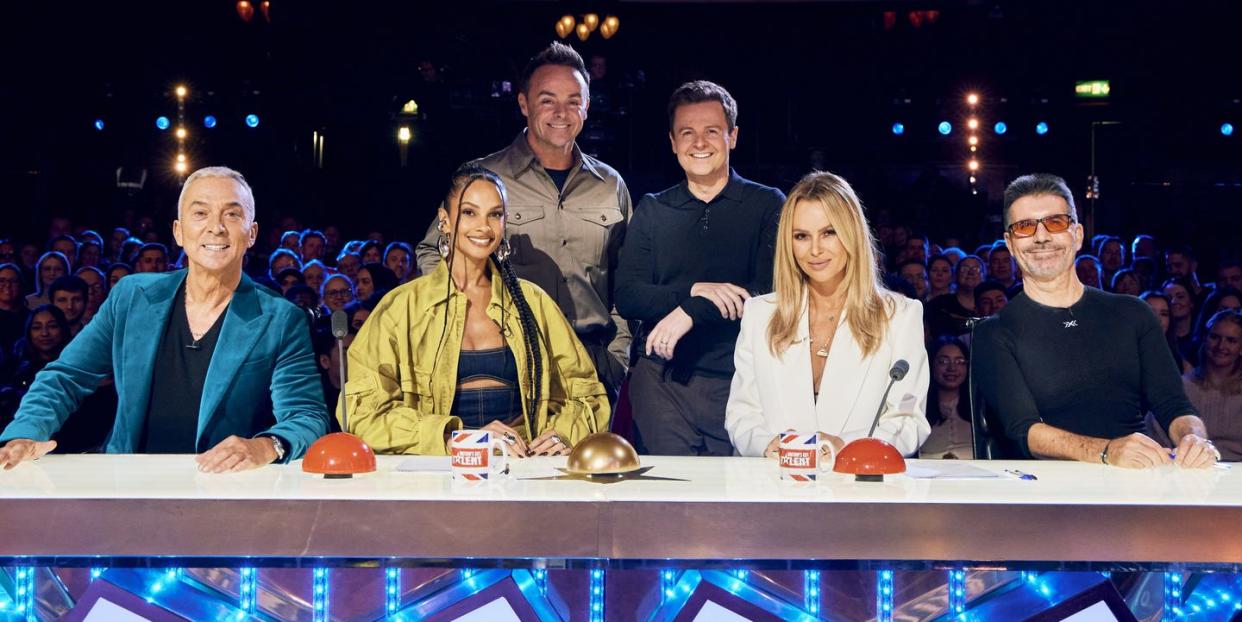 ant and dec, bruno tonioli, alesha dixon, amanda holden, simon cowell, britain's got talent tv show, season 17