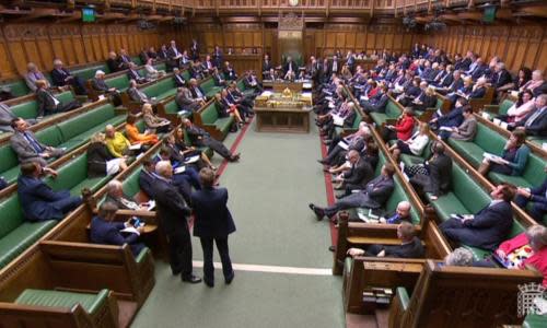 MPs in the Commons are told which amendments have been selected for the latest round of Brexit votes. (AFP)<br>