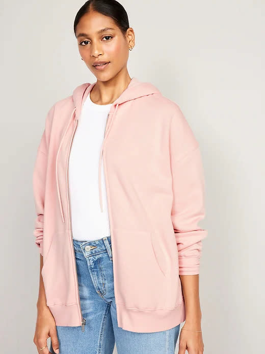 Oversized Full-Zip Hoodie. Image via Old Navy.