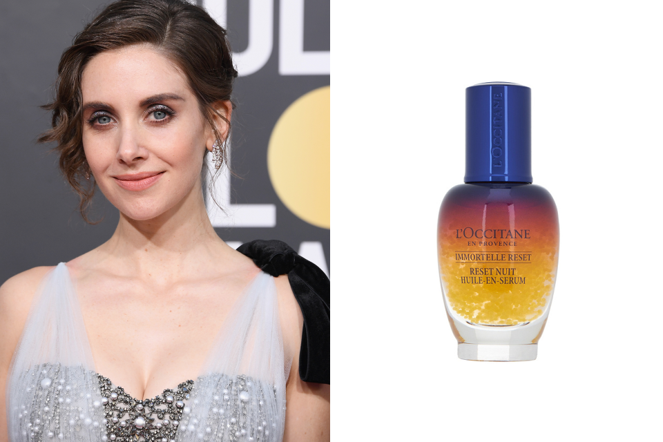 L’Occitane Immortelle Overnight Reset Oil-in-Serum. (Photos: Getty Images, QVC)