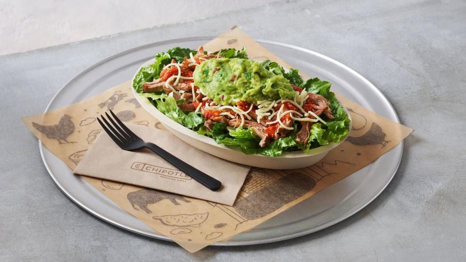 On-the-go lunch or dinner: Chipotle salad