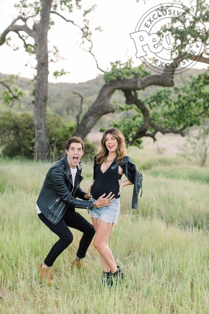 Shenae Grimes-Beech and husband Josh Beech