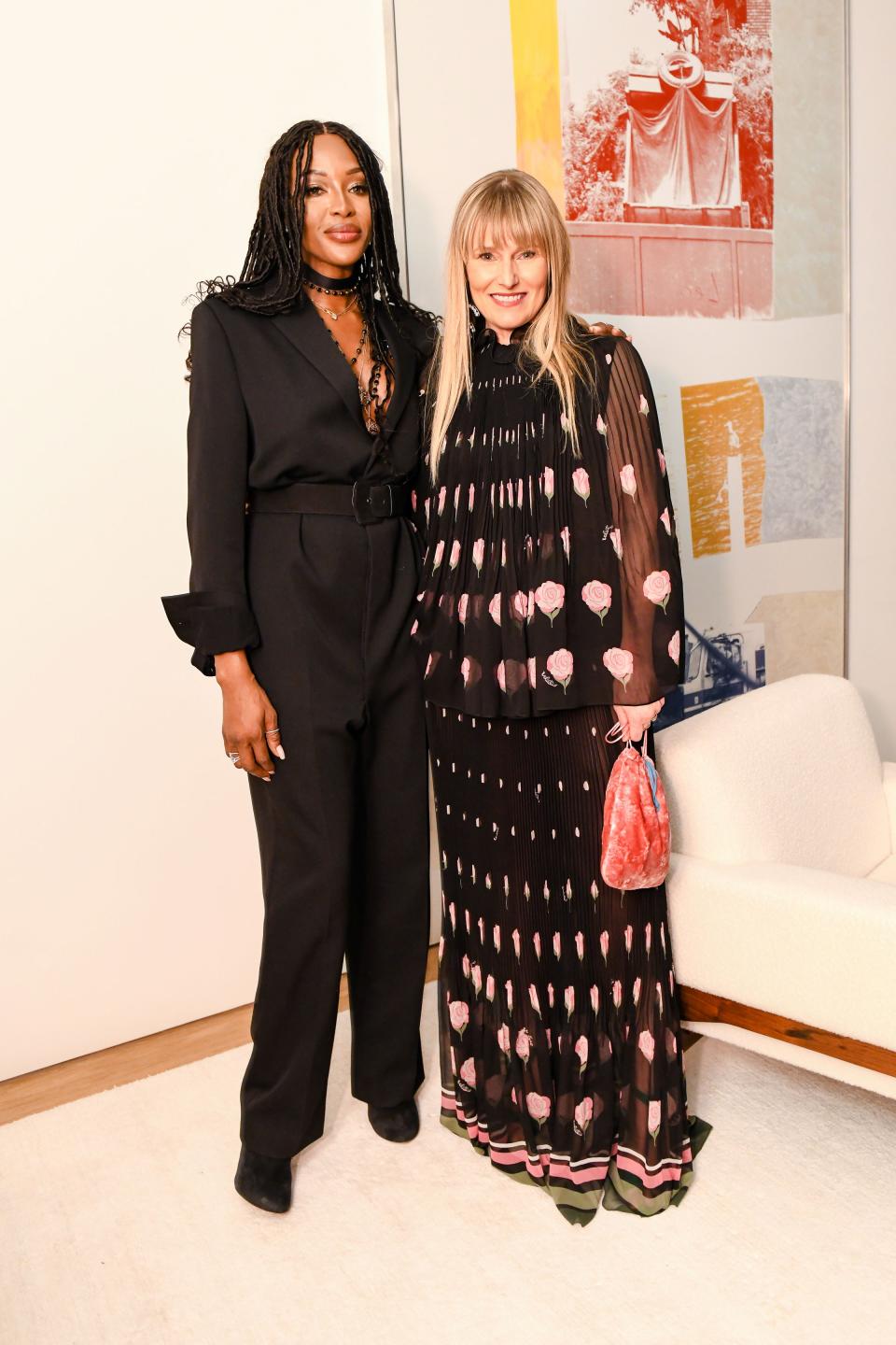 With Naomi Campbell in NYC.
